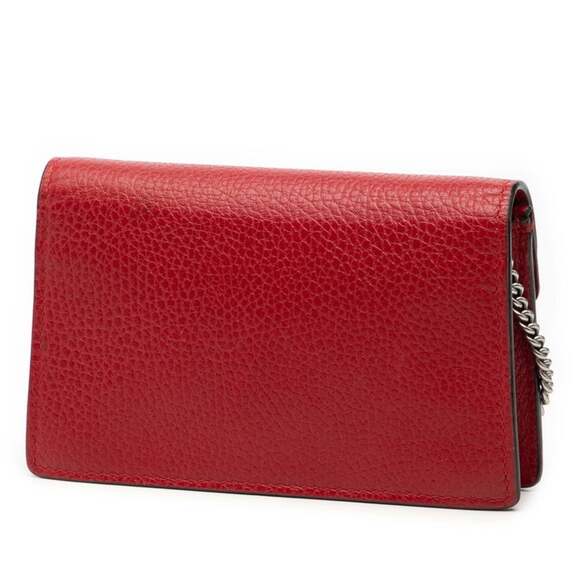 GUCCI Red Leather Shoulder Bag - Picture 2 of 5